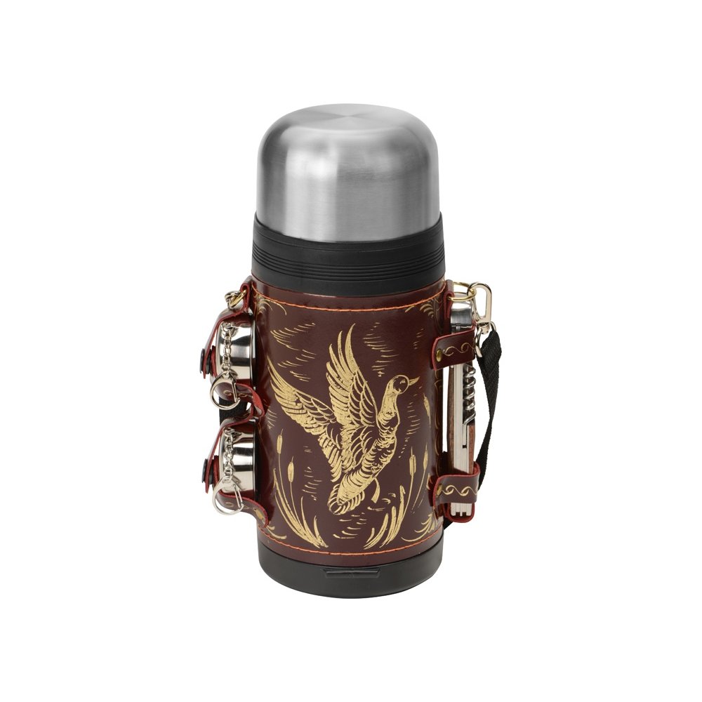 Термос в кожаном чехле арт. 809928 Термос в кожаном чехле арт. 809928