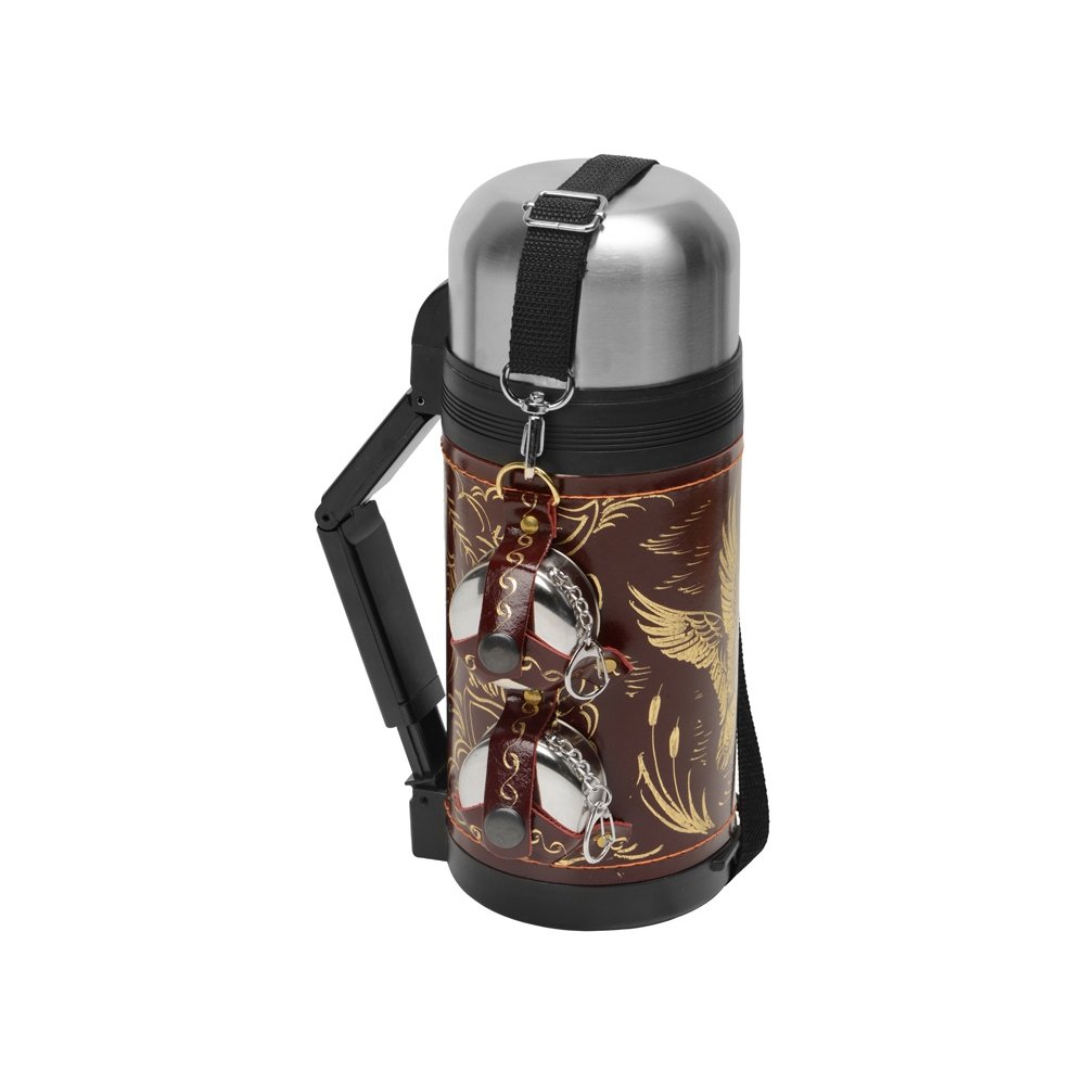 Термос в кожаном чехле арт. 809928 Термос в кожаном чехле арт. 809928