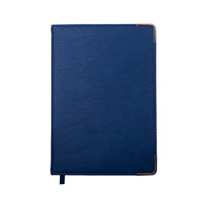 Ежедневник недатированный Kennedy, формат А5,  в линейку Темно-синий
