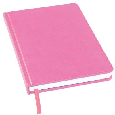 Ежедневник недатированный Bliss,  формат А5, в линейку Розовый