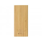 Внешний беспроводной аккумулятор из бамбука «Bamboo Air», 10000 mAh