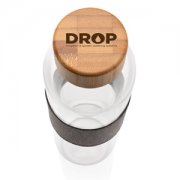 Бутылка Impact из боросиликатного стекла с бамбуковой крышкой, 750 мл арт. P436.770