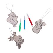 Подарочный набор KID`S ART: коробка, карандаши, раскраска,  игрушки, печенье c предсказанием разные цвета арт. 39463