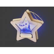 Новогодняя подвеска с подсветкой «Звезда» арт. 625336