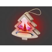 Новогодняя подвеска с подсветкой «Ёлочка» арт. 625335 Новогодняя подвеска с подсветкой «Ёлочка» арт. 625335