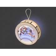 Новогодняя подвеска с подсветкой «Шар» арт. 625334 Новогодняя подвеска с подсветкой «Шар» арт. 625334