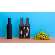 Набор винный "Виват" в футляре черный