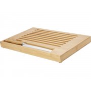 Бамбуковая разделочная доска « Pao» с ножом