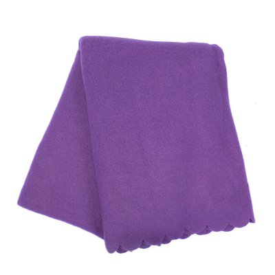 Плед PLAIN, 100х140 см,  флис 150 гр/м2,  100% полиэстер Фиолетовый