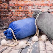 Плед GRADIENT в подарочном мешке, 130х150 см, полиэстер 280 гр/м2 Серый