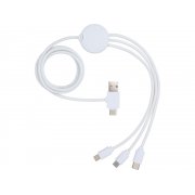 Зарядный кабель 5-в-1 «Pure» с противобактериальной присадкой