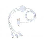 Зарядный кабель 5-в-1 «Pure» с противобактериальной присадкой