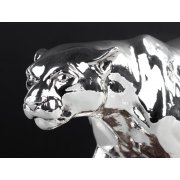 Скульптура "Пантера" серебристый