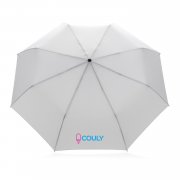 Компактный зонт Impact из RPET AWARE™ с бамбуковой ручкой, 20.5 Компактный зонт Impact из RPET AWARE™ с бамбуковой ручкой, 20.5