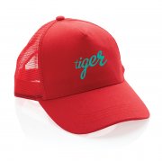 Бейсболка Impact c сеткой из переработанного хлопка AWARE™, 5 клиньев, 190 г