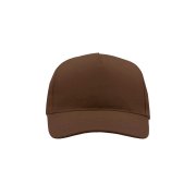 Бейсболка START FIVE, 5 клиньев, застежка на липучке Коричневый