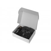 Подарочный набор «Tasty hygge» с пледом, термокружкой и миндалем в шоколадной глазури