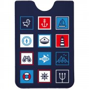 Чехол для карточки Industry, морской арт. 71510.40