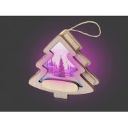 Новогодняя подвеска с подсветкой «Ёлочка» с индивидуальным дизайном арт. 625335.01 Новогодняя подвеска с подсветкой «Ёлочка» с индивидуальным дизайном арт. 625335.01