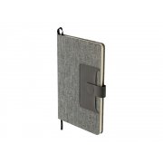 Блокнот «Clap» с отделением для визиток и магнитным клапаном