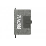 Блокнот «Clap» с отделением для визиток и магнитным клапаном