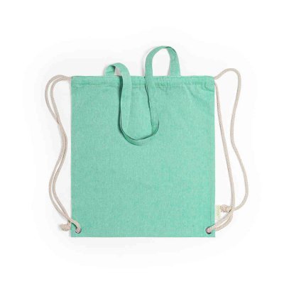 Сумка-рюкзак FENIN из переработанного хлопка Зеленый