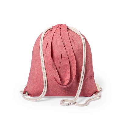 Сумка-рюкзак FENIN из переработанного хлопка Красный