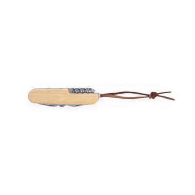 Карманный нож мультитул TITAN, бамбук/нержавеющая сталь бежевый