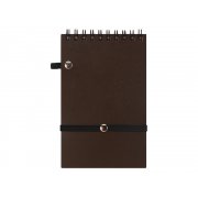 Блокнот «Kaffi S» с обложкой из кофе и пластика