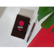 Блокнот «Kaffi S» с обложкой из кофе и пластика