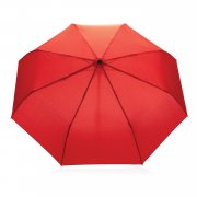 Автоматический зонт Impact из RPET AWARE™ с бамбуковой ручкой, d94 см