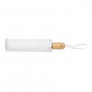 Автоматический зонт Impact из RPET AWARE™ с бамбуковой ручкой, d94 см