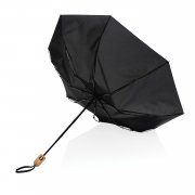 Автоматический зонт Impact из RPET AWARE™ с бамбуковой ручкой, d94 см