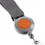 Чехол для пропуска с лентой и ретрактором Devon, оранжевый арт. 13773.20