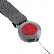 Чехол для пропуска с лентой и ретрактором Devon, красный арт. 13773.50 Чехол для пропуска с лентой и ретрактором Devon, красный арт. 13773.50