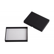 Подарочная коробка без ложемента (крышка-дно, 22 х 3 х 15,5 см) черный