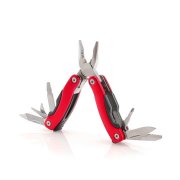 Мультитул BLAUDEN, нержавеющая сталь, пластиковая ручка, 12 функций, красный Красный