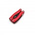 Мультитул BLAUDEN, нержавеющая сталь, пластиковая ручка, 12 функций, красный Красный