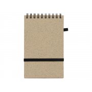 Блокнот «Toledo S» с шариковой ручкой из пшеницы и пластика