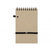Блокнот «Toledo S» с шариковой ручкой из пшеницы и пластика
