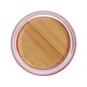 Стеклянная бутылка для воды в силиконовом чехле «Refine»