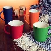 Кружка "Bali" с прорезиненным покрытием Зеленый