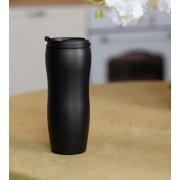Термостакан "Монтана", покрытие пудра, 0,4 л. черный