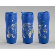 Термостакан "Монтана", покрытие пудра, 0,4 л. синий