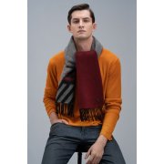 Шарф Charming, коричневый с оранжевым