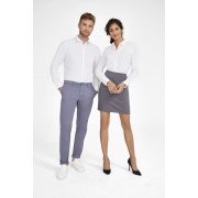 Рубашка женская BECKER WOMEN, бордовая с белым