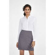 Рубашка женская BECKER WOMEN, бордовая с белым