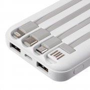 Внешний аккумулятор OMNI QI 10000 мАч, белый арт. 22007.60 Внешний аккумулятор OMNI QI 10000 мАч, белый арт. 22007.60