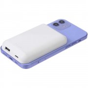 Беспроводной аккумулятор с магнитами Magback 5000 мАч, белый арт. 22024.60