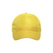 Бейсболка RECY FIVE, 5 клиньев, застежка-липучка Жёлтый